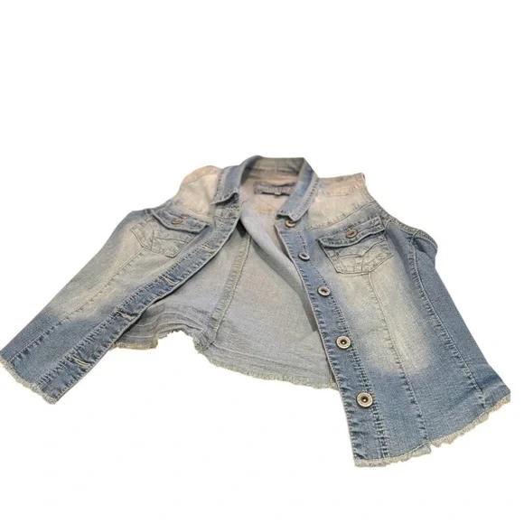 Maurices Denim Vest Size 1 - Picture 1 of 9